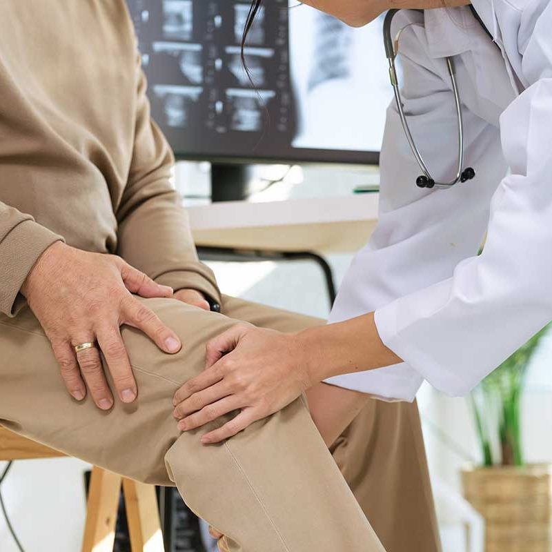 Knee pain evaluated for platelet rich plasma therapy
